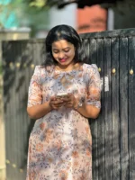Floral printed ethnic kurti