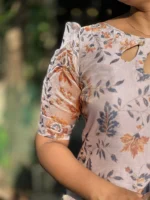 Floral printed ethnic kurti - Image 3