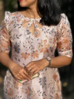 Floral printed ethnic kurti - Image 2